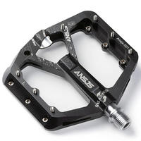 FAHRRADPEDALE Rennrad Pedale Aluminium Schwarz - Schwarz, Metall (10/1.5/120cm)