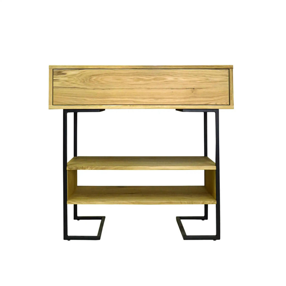 KONSOLENTISCH Beistelltisch für den Flur OLIMPIA - Eichefarben, Holz (100/100/40cm) - Rawood Furniture