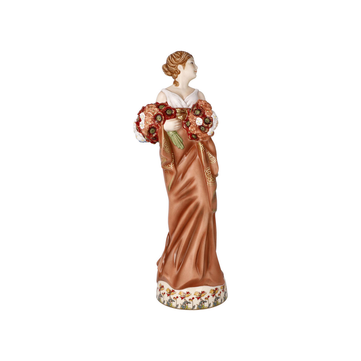 DEKOFIGUR Alphonse Mucha - Sommer, Porzellan, Bunt, Limited Edition, 32 cm - Multicolor, Keramik (10/32/12cm) - Goebel