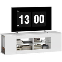 TV-MÖBEL Weiß 1 Stück - Weiß, Holzwerkstoff (140/42.5/35cm) - GiPP