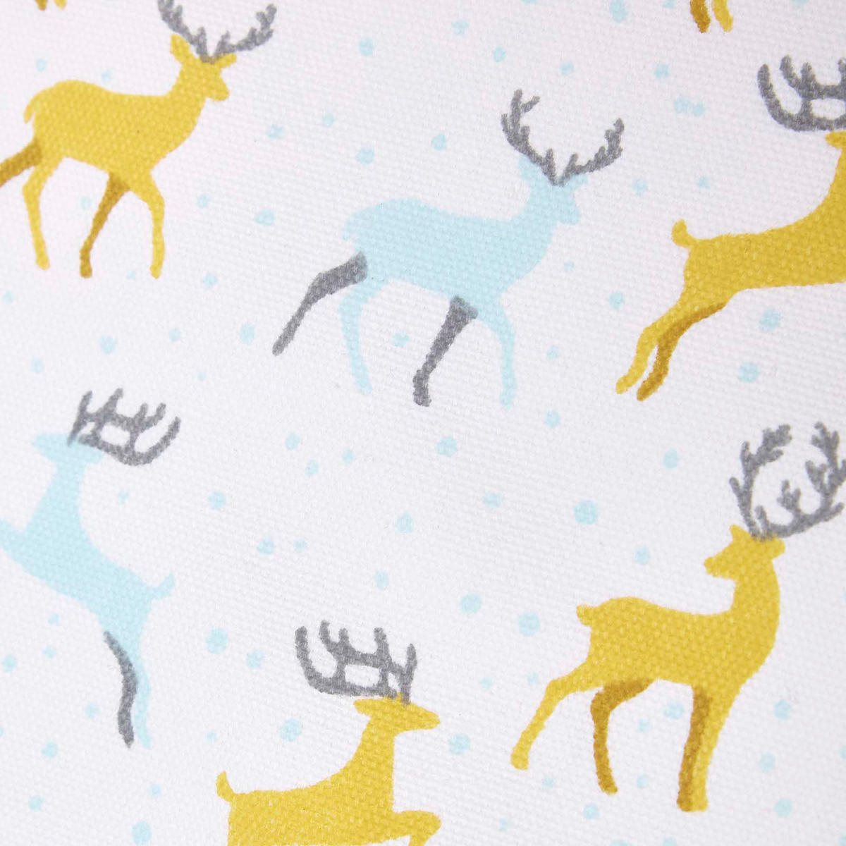 WEIHNACHTSSCHÜRZE Majestätischer Hirsch, 100% Baumwolle - Gelb, Textil (80/85cm) - Homescapes