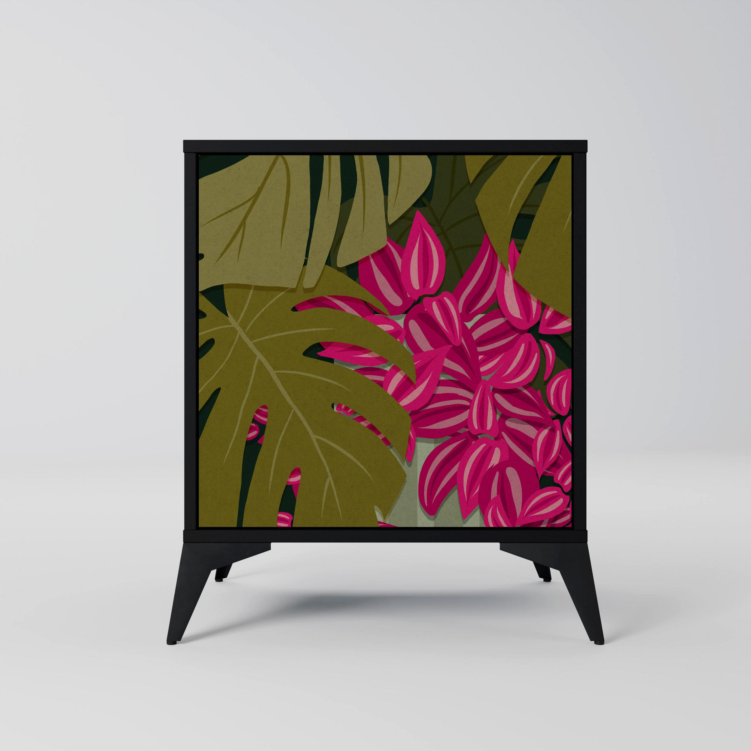 SpaceRebels Sideboard Schwarz 57.5x70.5x42 cm