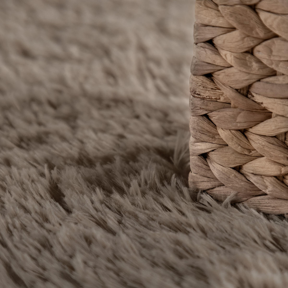 HOCHFLORTEPPICH 60/100 cm Silky 591 - Taupe, Textil (60/100cm) - Paco Home
