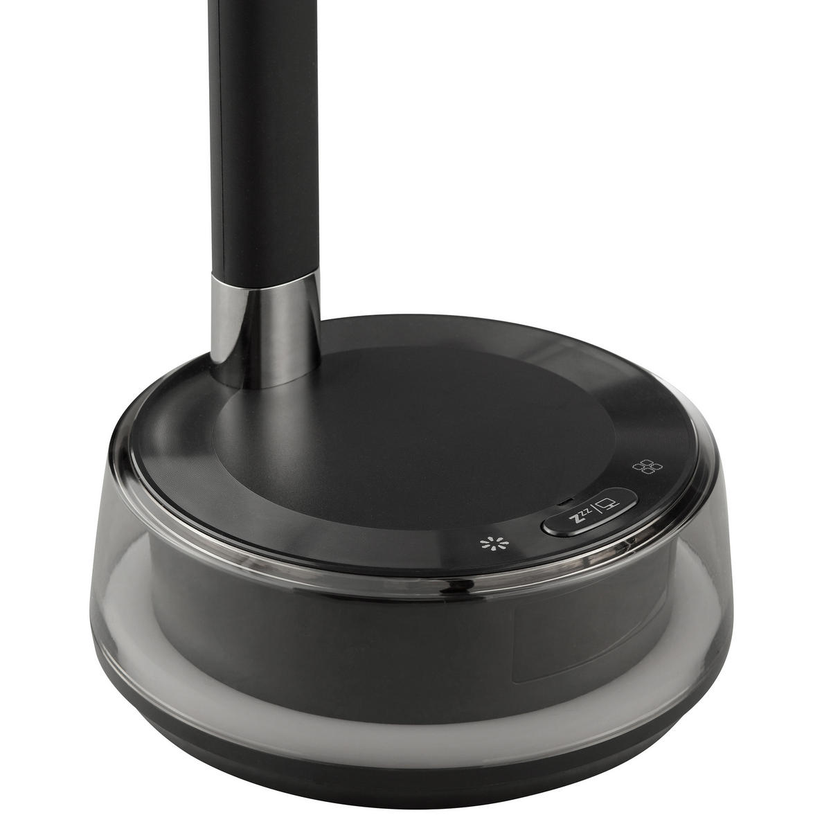 TISCHLEUCHTE Moonglow Schwarz 15/15/53 cm - Schwarz, Kunststoff (15/15/53cm) - Brilliant