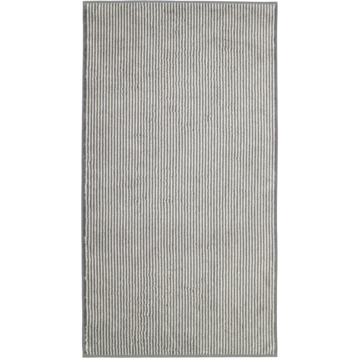 DUSCHTUCH TWO-TONE STRIPES 480 SCHIEFER - 77 - Schwarz, Textil (80/150cm) - Cawoe