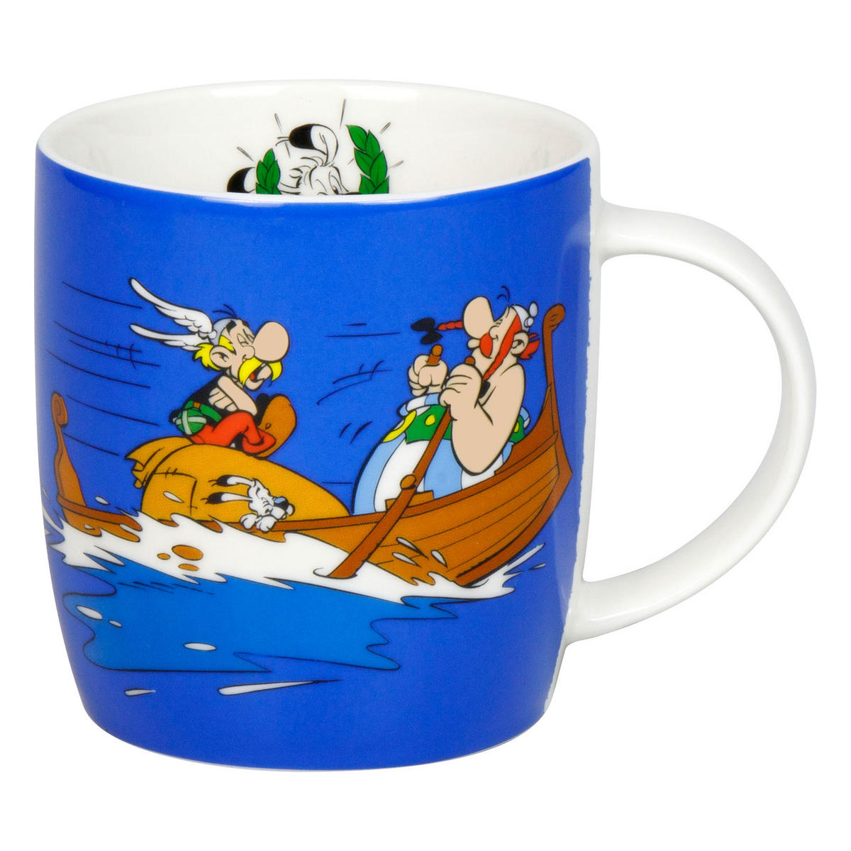 KAFFEEBECHER Asterix - Rudern - Naturfarben, Keramik (0.4L) - Könitz
