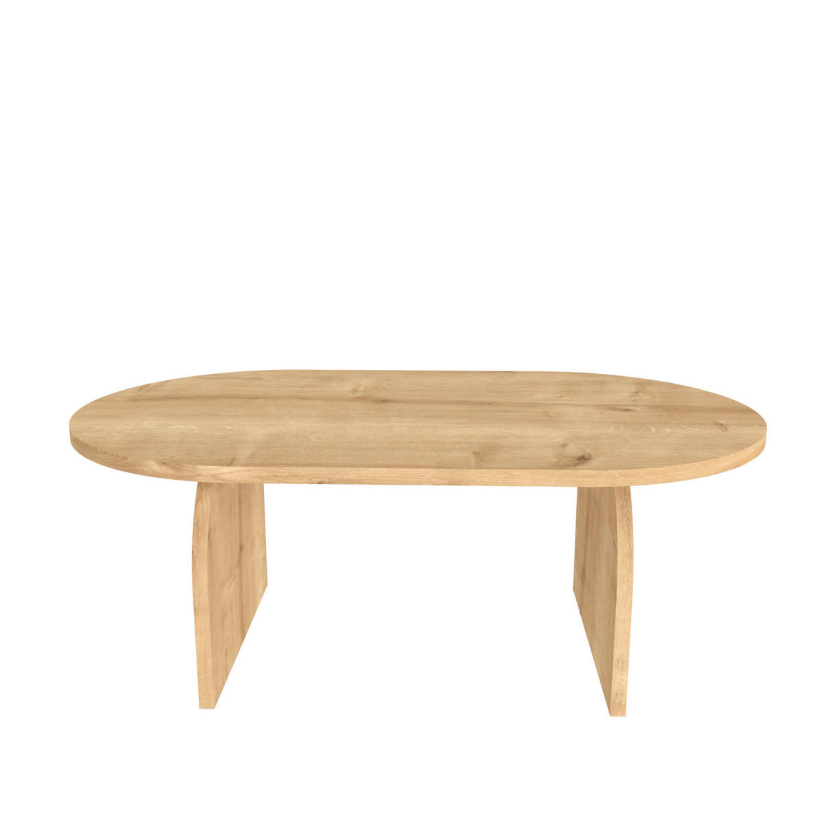 COUCHTISCH Mono Saphireiche - Honigeiche, Holzwerkstoff (120/60/43cm) - Decorotika