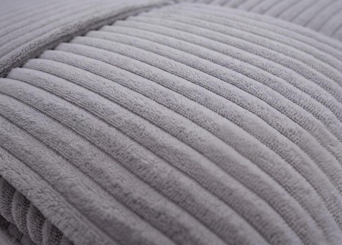 HOCKER Dunkelgrau - Dunkelgrau, Textil (40/43/40cm) - MCW
