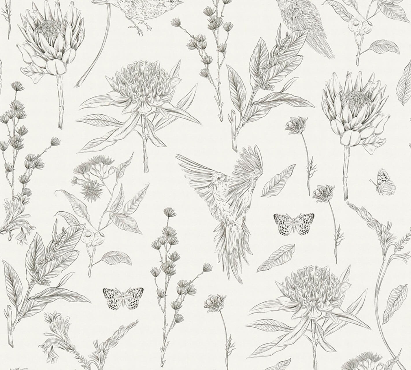 VLIESTAPETE Weiß 53/1005 cm - Grau, Textil (53/1cm) - KUNSTLOFT