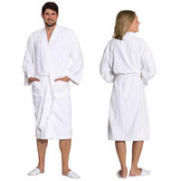 BADEMANTEL, S, 100% Baumwolle, Weiß - Weiß, Textil (Snull) - Zollner