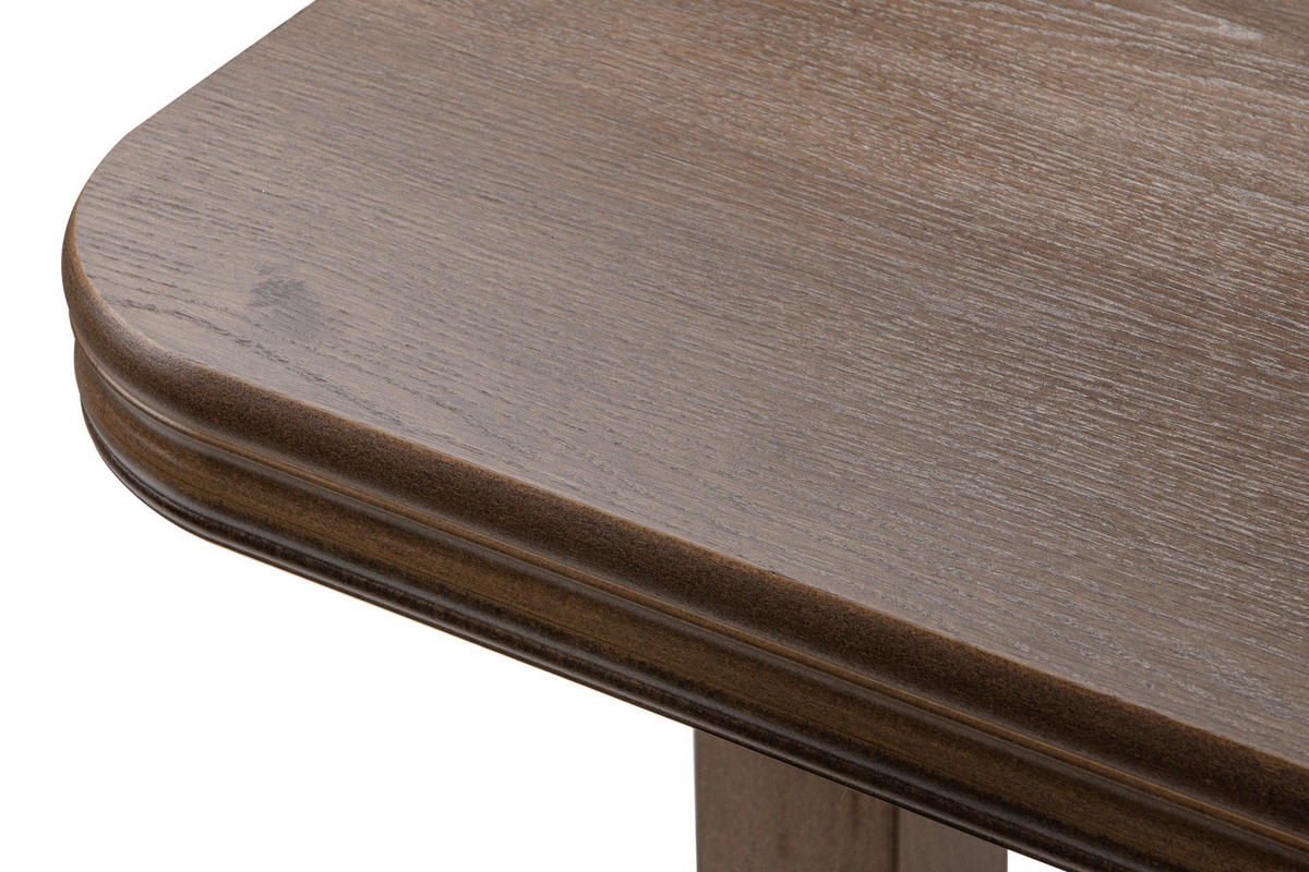 ESSTISCH COSPE ausziehbar bis 300cm, Eiche lefkas - Eichefarben, Holz (200/77/100cm) - KONSIMO®