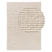 WOLLTEPPICH Beads Cream 80x150 cm - Creme, Textil (80/150cm) - benuta Pure