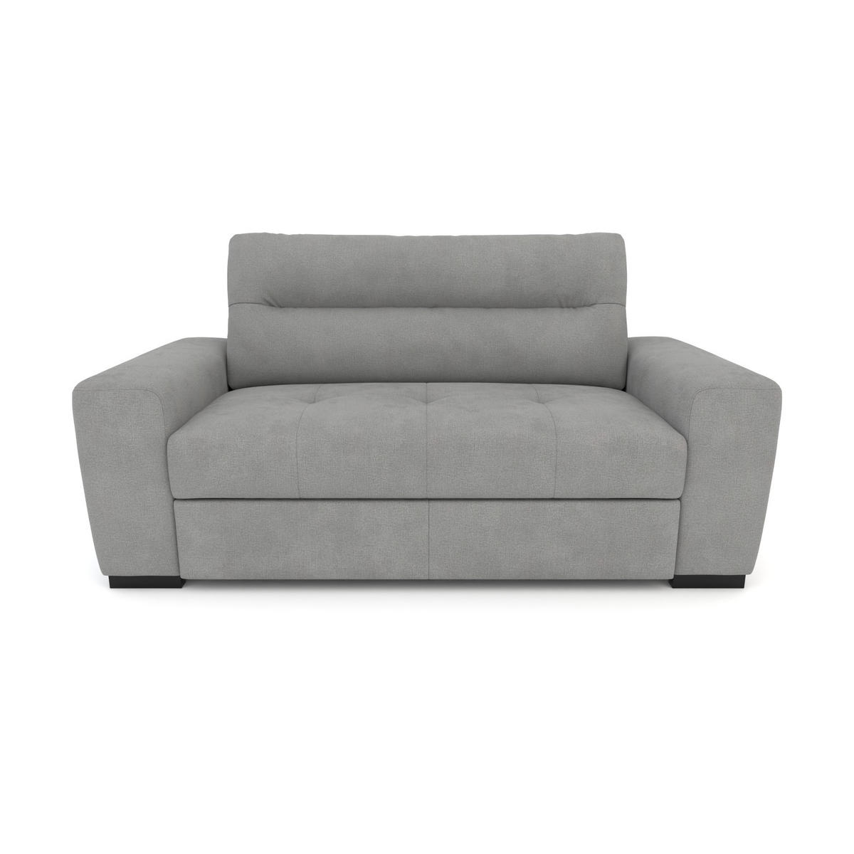 2-SITZER Carlisle Chenille Grau 183/97/93 cm - Grau, Kunststoff/Textil (183/93/97cm) - foamnova