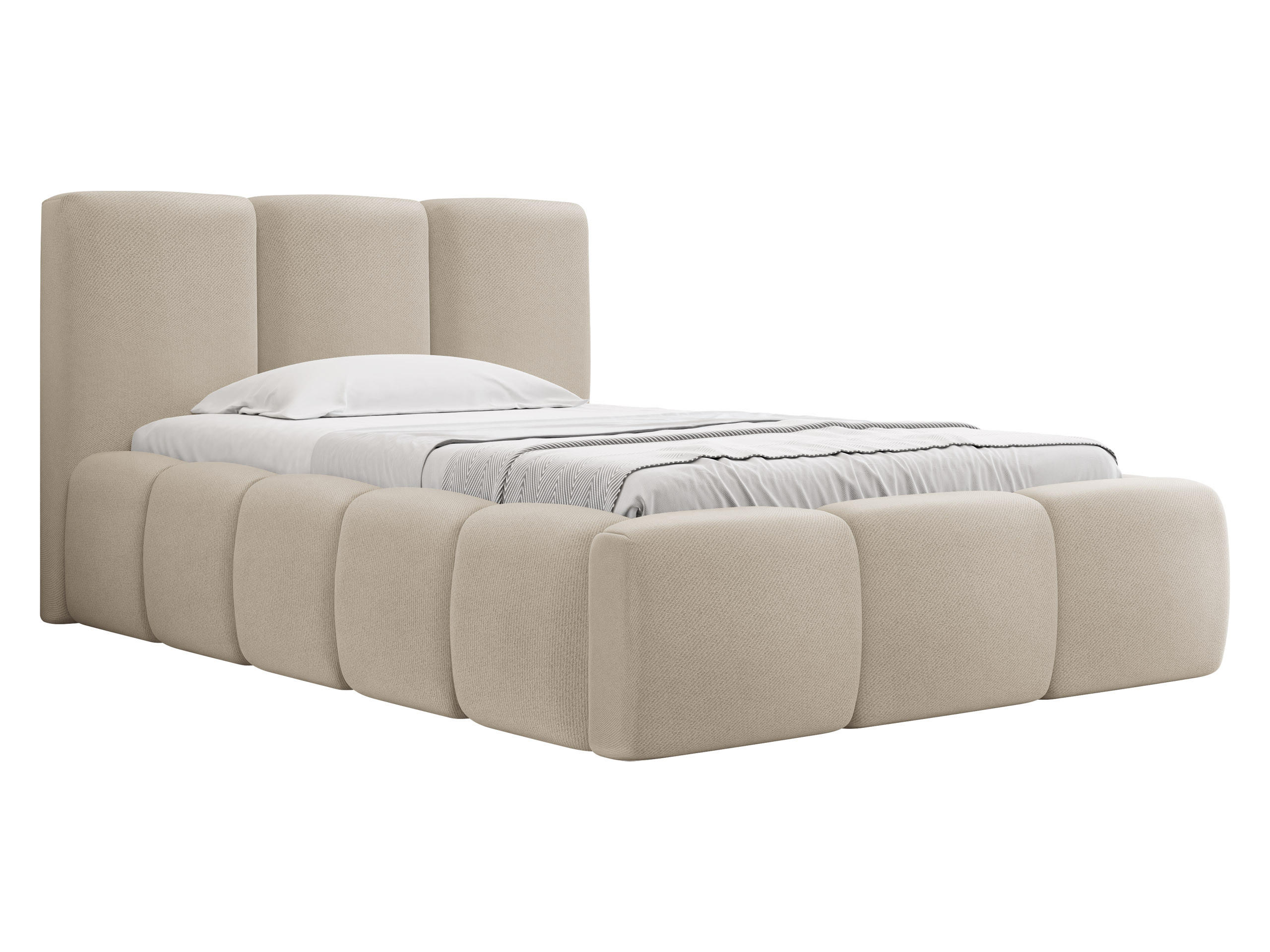 POLSTERBETT Kevson 90 - Naturfarben, Holz (90/200cm) - MIRJAN24