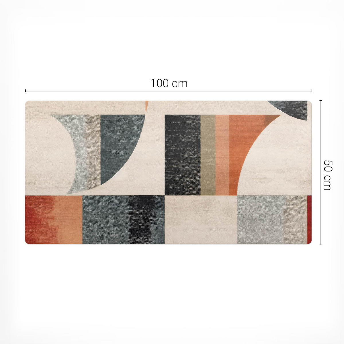 SCHREIBTISCHUNTERLAGE 100x50 cm Beige - Beige/Grün, Kunststoff (100/50/1.6cm) - Wallfluent