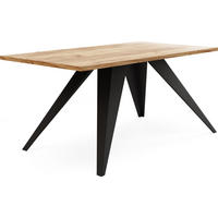COUCHTISCH Vance rechteckig, Craft EIche 120/60/48 cm - Eiche Wotan/Schwarz, Holzwerkstoff/Metall (60/120/48cm) - WFL GROUP