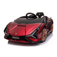 KINDER ELEKTROAUTO Lamborghini Sian rot - Rot, Kunststoff (108/62/40cm) - TPFLiving