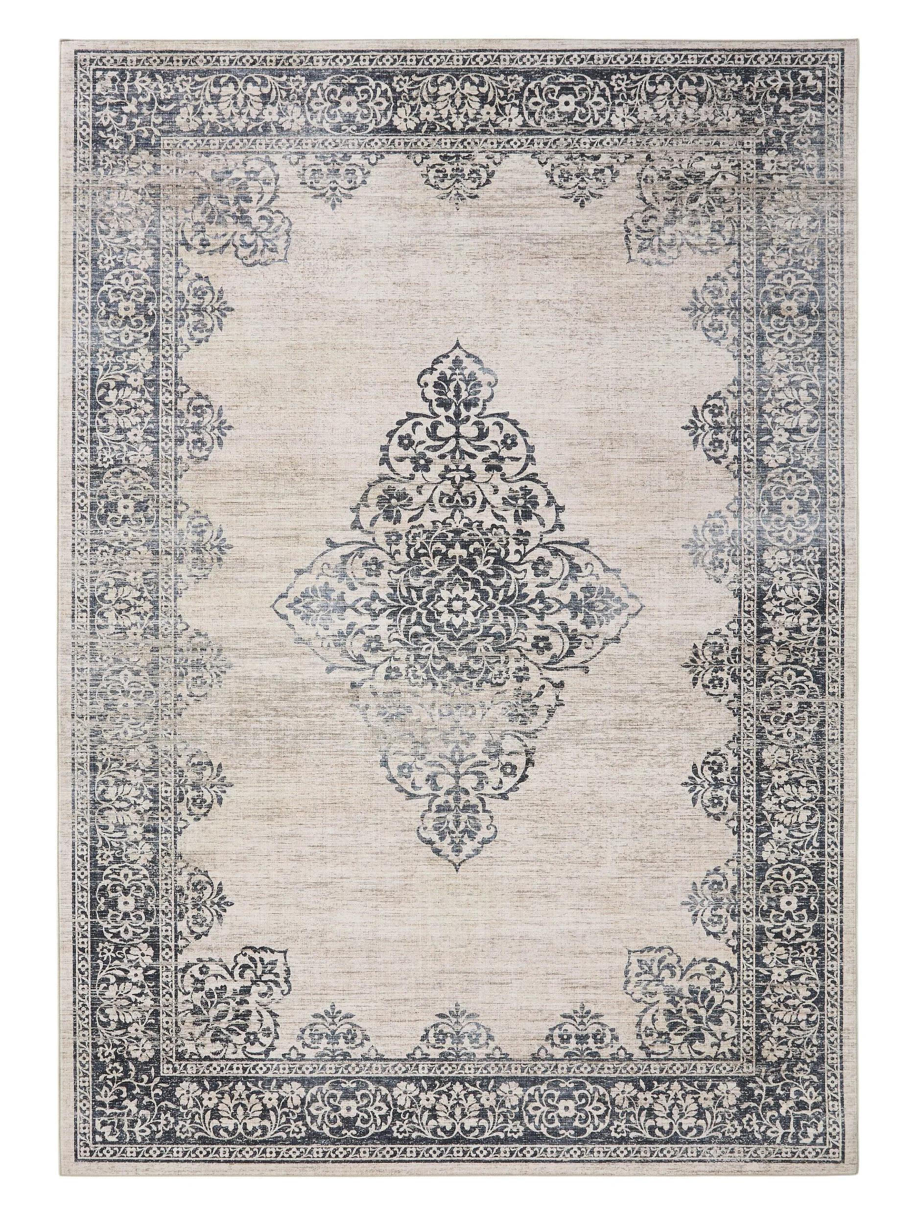 TEPPICH Laury Grau 200x300 cm - Grau, Textil (200/300cm) - benuta Pop