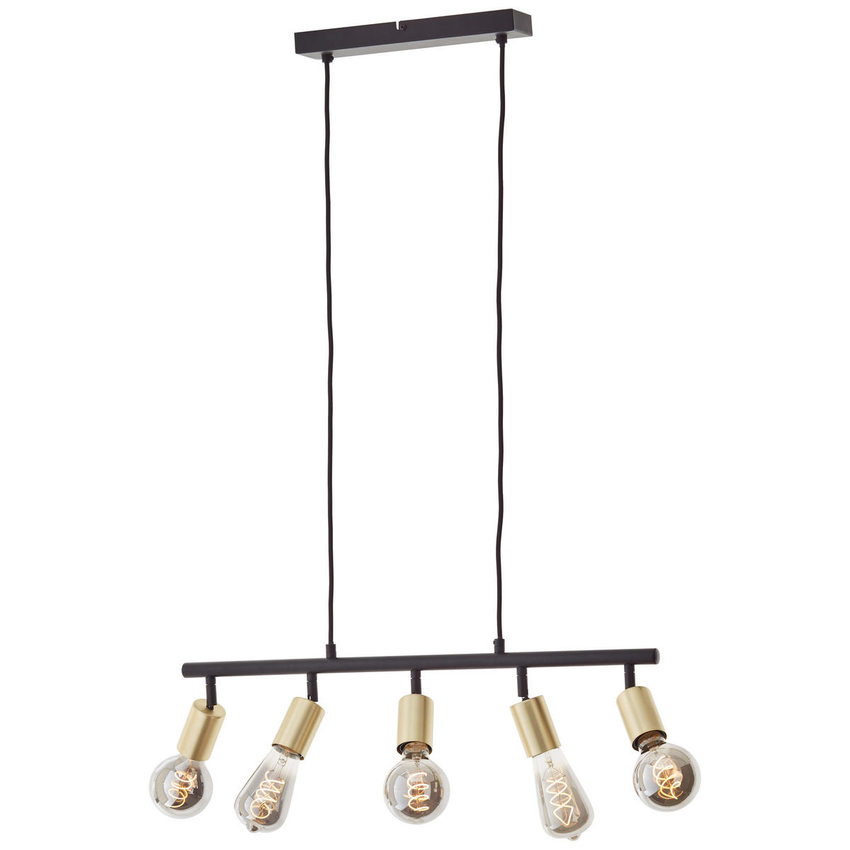 BALKENPENDEL Tiffany 99684/78 - Schwarz, Metall (6/63/90cm) - Brilliant