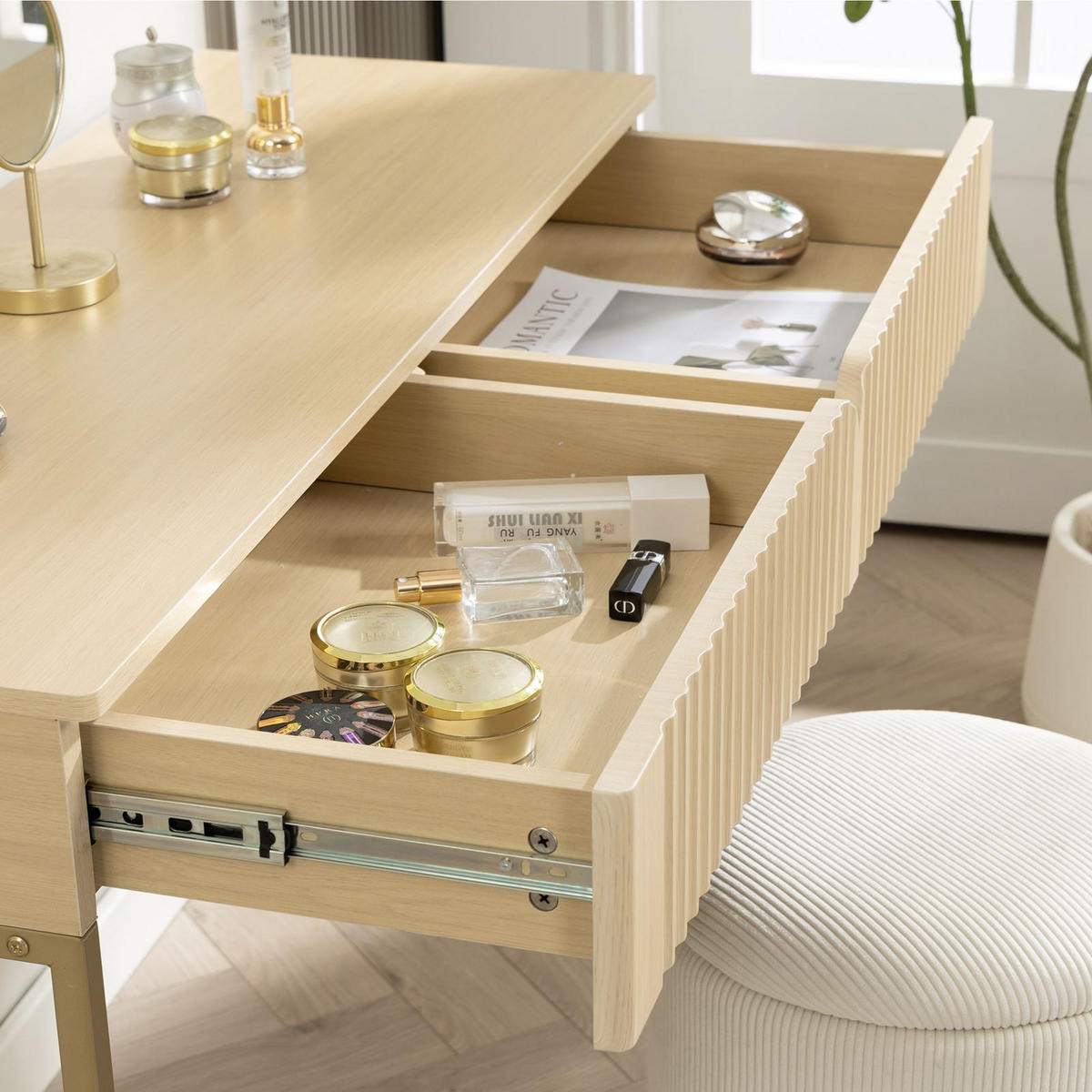 KONSOLENTISCH FRIBO Eiche - Eichefarben, Holzwerkstoff (40/110/75cm) - IDIMEX