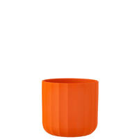 BLUMENTOPF SUMMER - Töpferei - Orange - L - 2er set - Ø 18,5 cm - Orange, Keramik (18.5/18cm) - J-Line