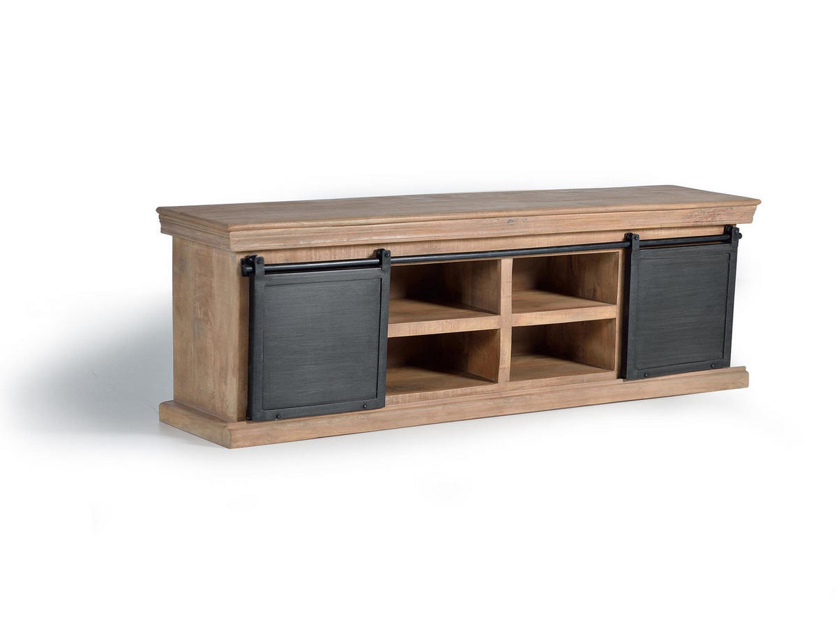 TV-SCHRANK aus Holz - Braun, Holz (170/55/40cm) - Giner y Colomer