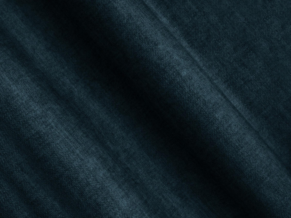 PANORAMASOFA Koge aus Samt petrol 6 Sitzplätze - Petrol, Textil (165/70/348cm) - Cosmopolitan Design