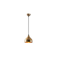 HÄNGELAMPE CORTINA Bronze Metall - Bronzefarben, Metall (18/18/114cm) - KAWOLA