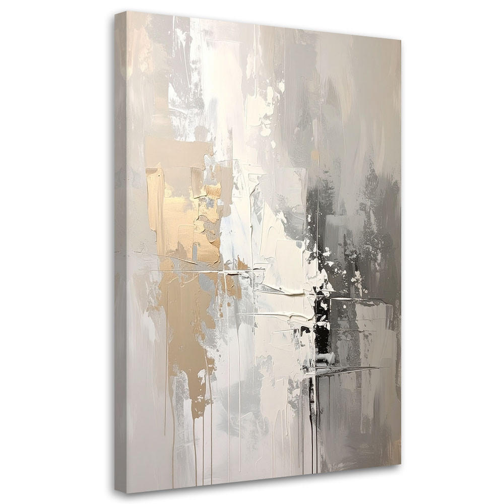 Feeby Leinwandbilder, Grau 70x100 cm