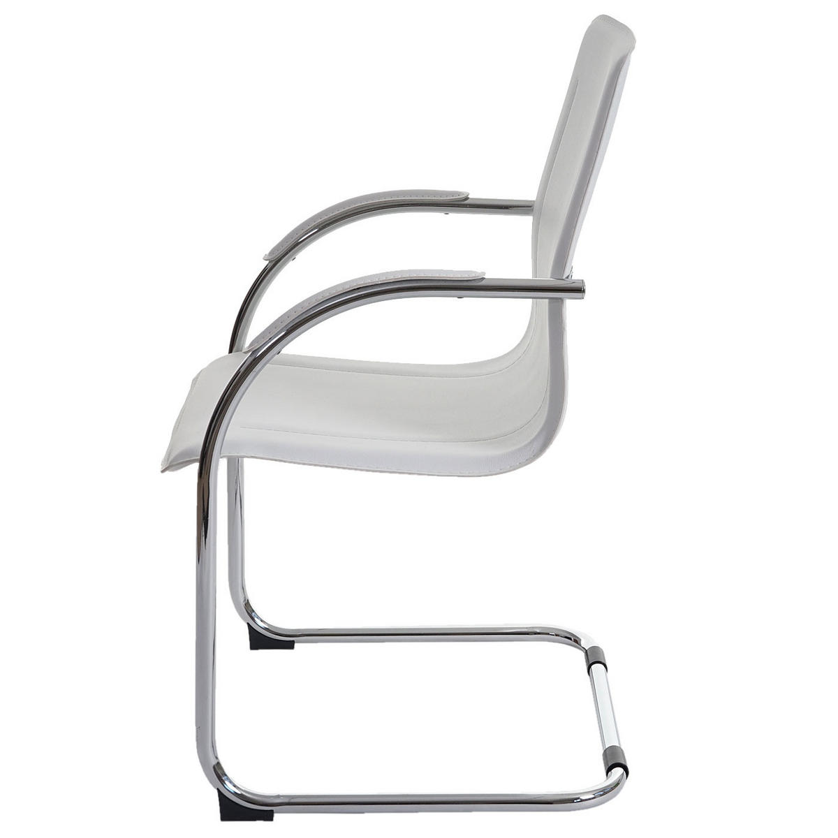 KONFERENZSTUHL Weiß 2er-Set - Weiß, Kunststoff (56/93/56cm) - MCW