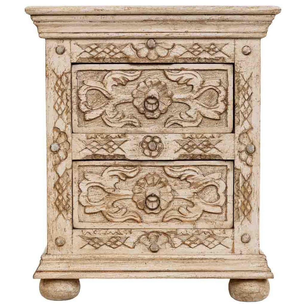 BEISTELLTISCH aus holz 50x40x60cm - Beige, Holz (50/60/40cm) - Wanderlust