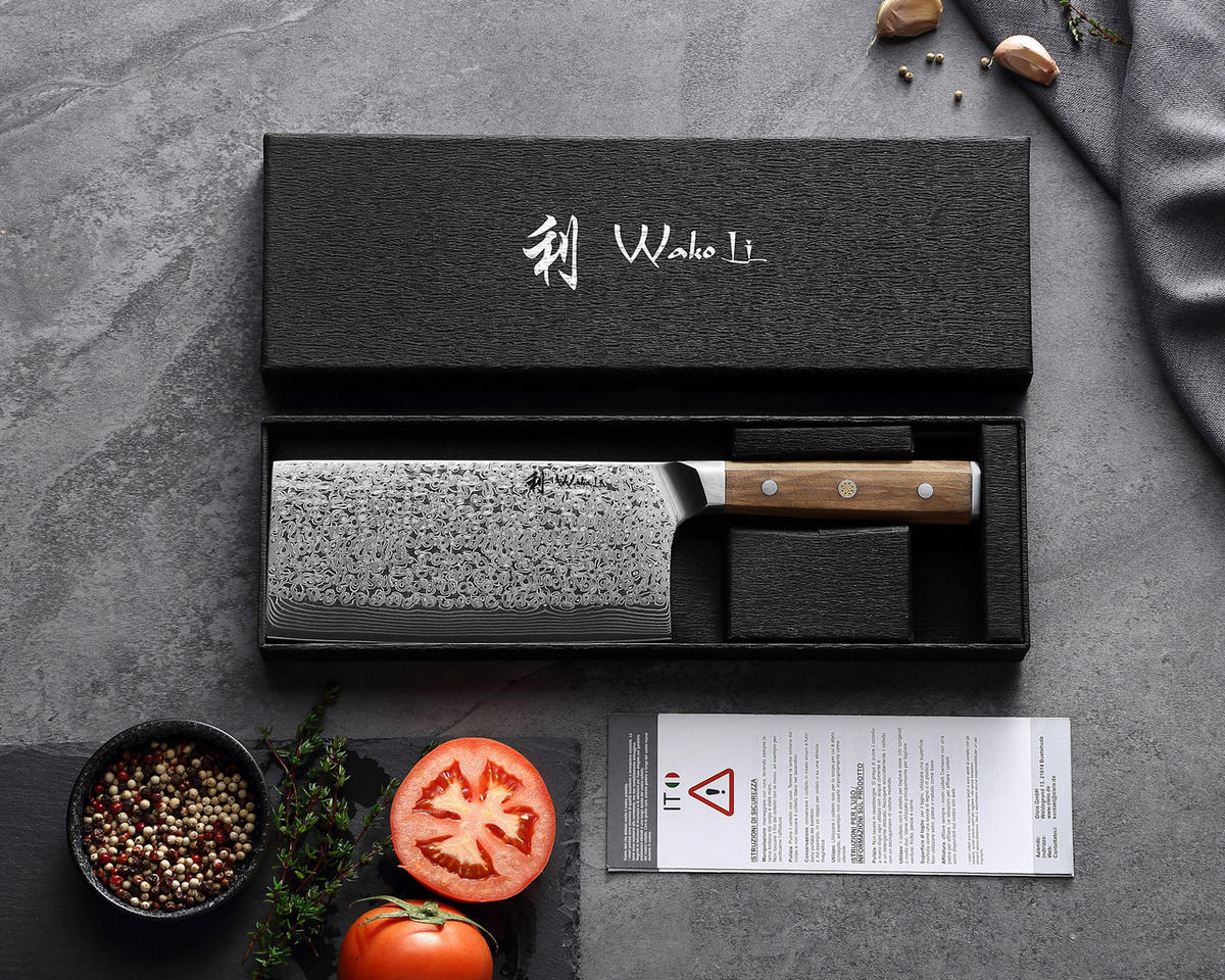 CHAI-DAO-MESSER 18 cm - Braun, Holz (31cm) - Wakoli