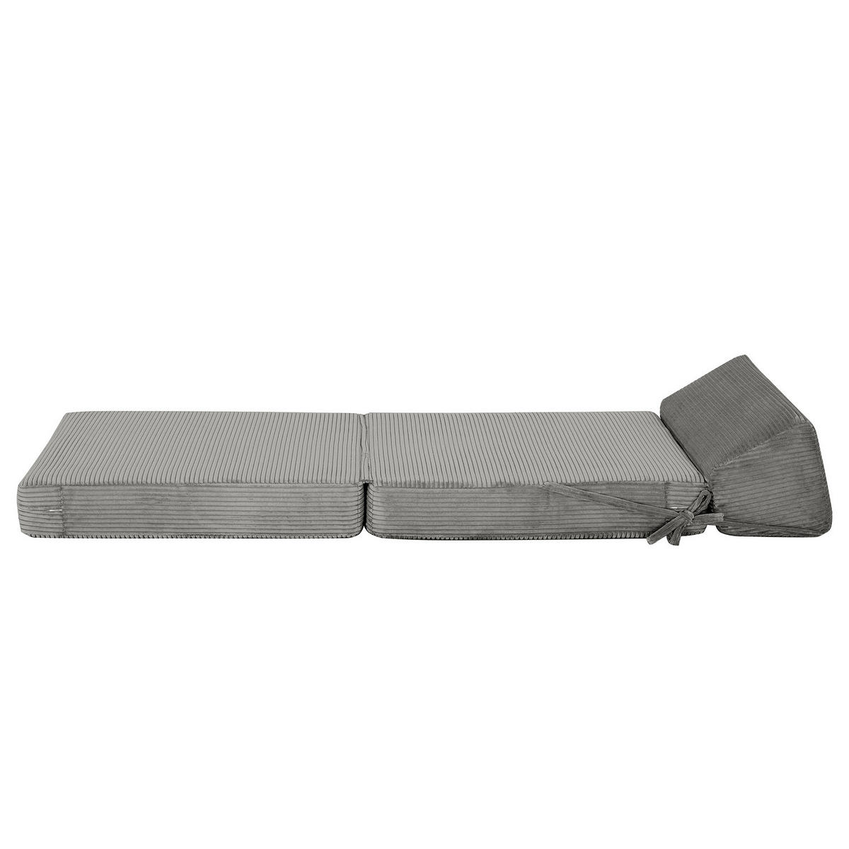 SCHLAFSESSEL - Cordstoff - Grau, Textil (74/56/80cm) - home24