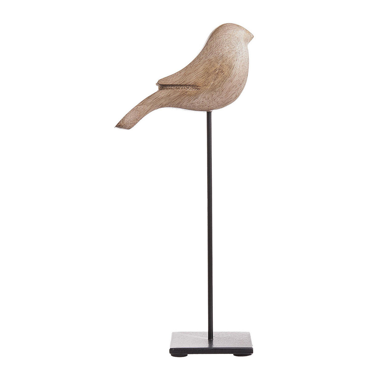 DEKO-VOGEL Birdy - Braun, Holz (12/25/7cm) - BUTLERS