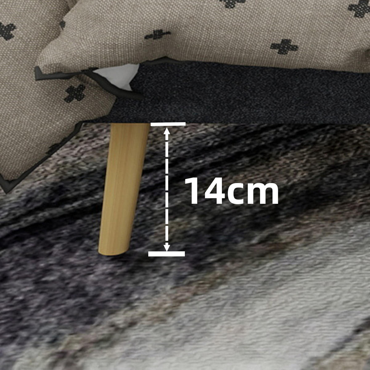 ČALÚNENÁ posteľ 160/200 cm s mäkkým čelom a jednoduchou montážou, Sivá - sivá, textil (160/200cm) - Redom