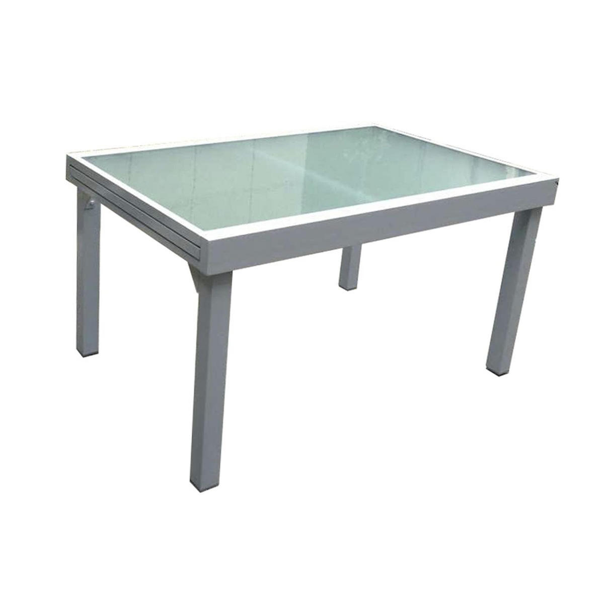 GARTEN-SITZGRUPPE Arno 7-teilig Gartenmöbel-Set - Grau, Metall - DELUKE