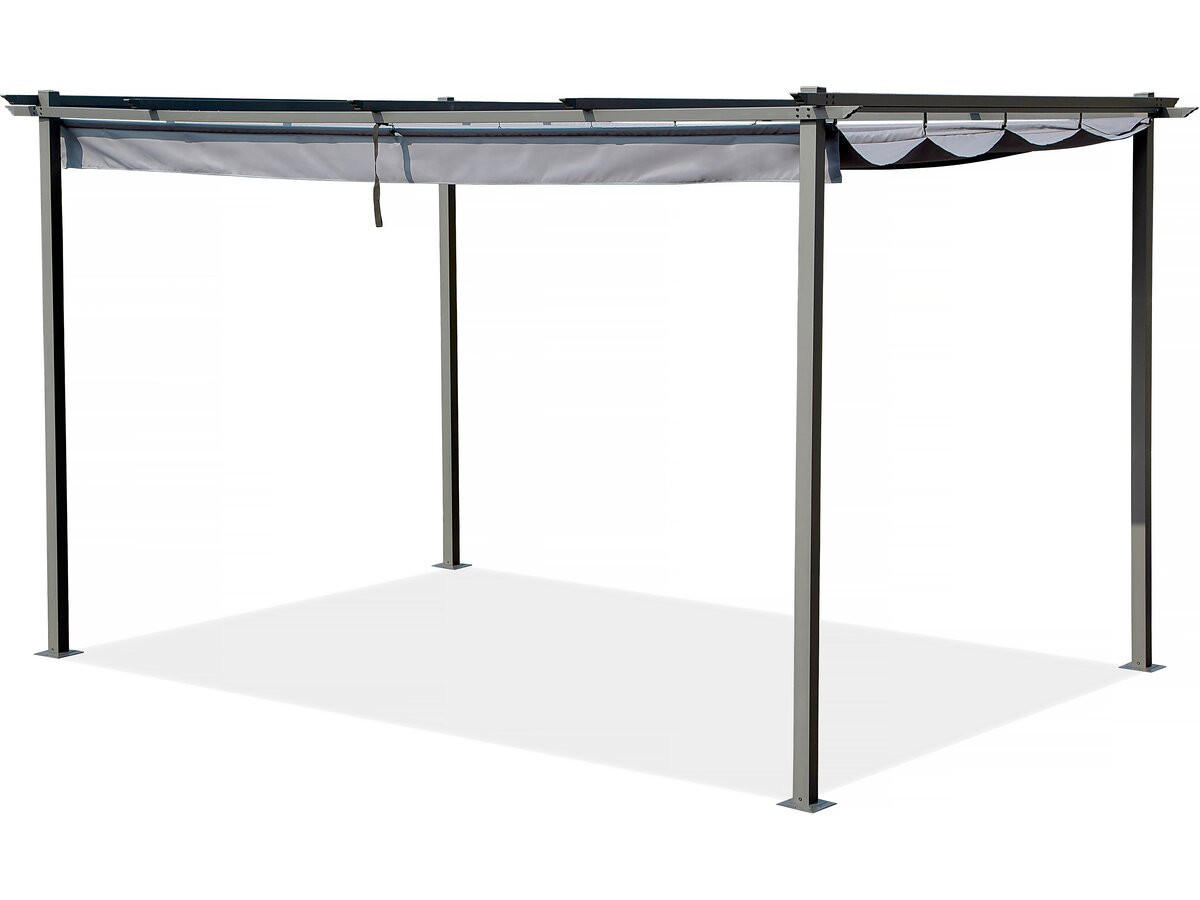 PERGOLA Metall Anthrazit - Anthrazit, Metall (395/231/295cm) - Habitat Garten
