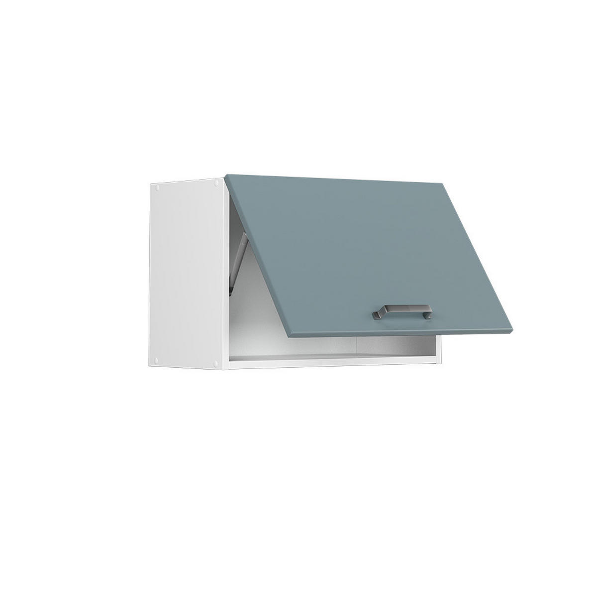 HÄNGESCHRANK R-Line Blau-Grau 60 cm Flach - Blaugrau/Weiß, Holzwerkstoff (60/40/31cm) - Vicco