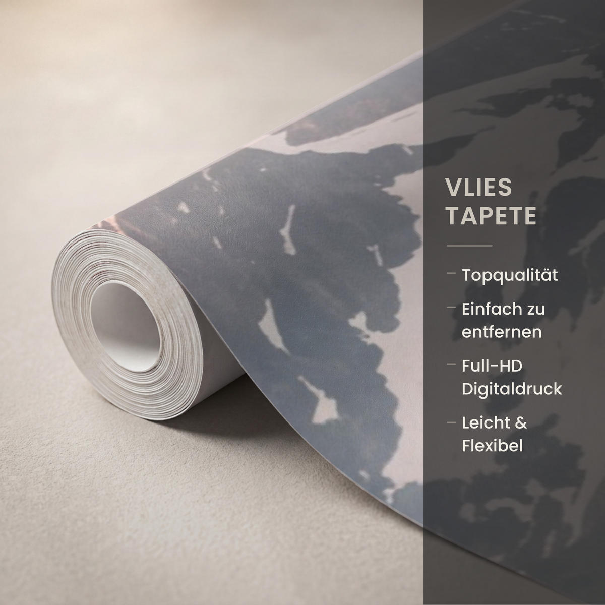 TAPETE - Berge - Wasser - Bäume - 160x200 cm - Multicolor, Papier (160/200cm) - OnlyWow