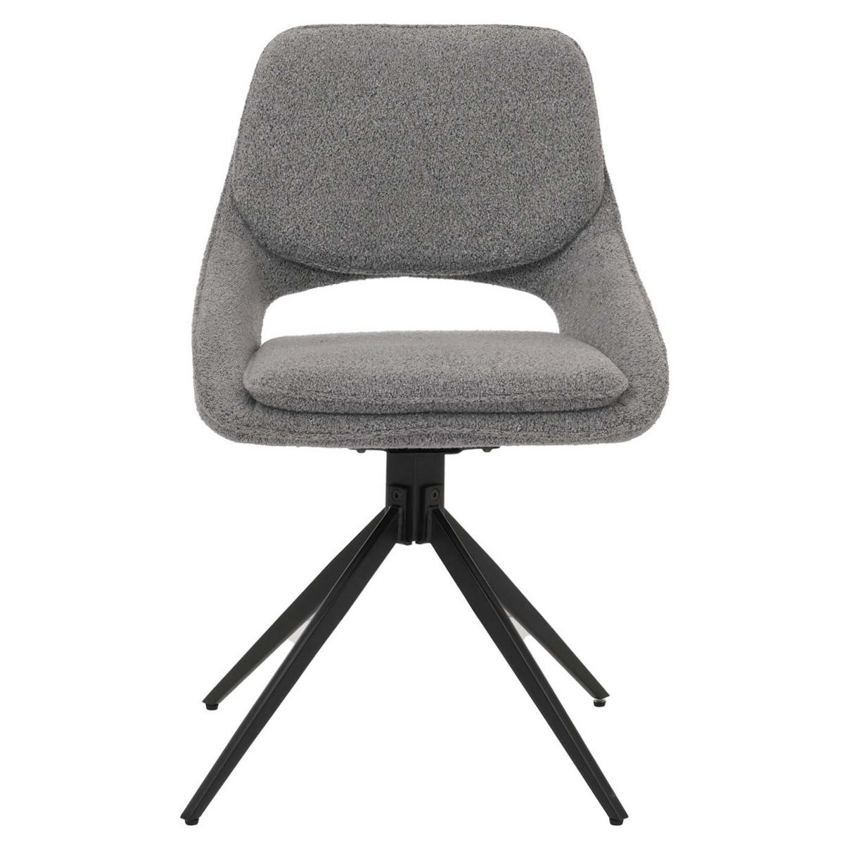 JEDILNI STOL, svetlo siva, komplet 6 kosov - siva/svetlo siva, tekstil (55/87/55cm) - MCW