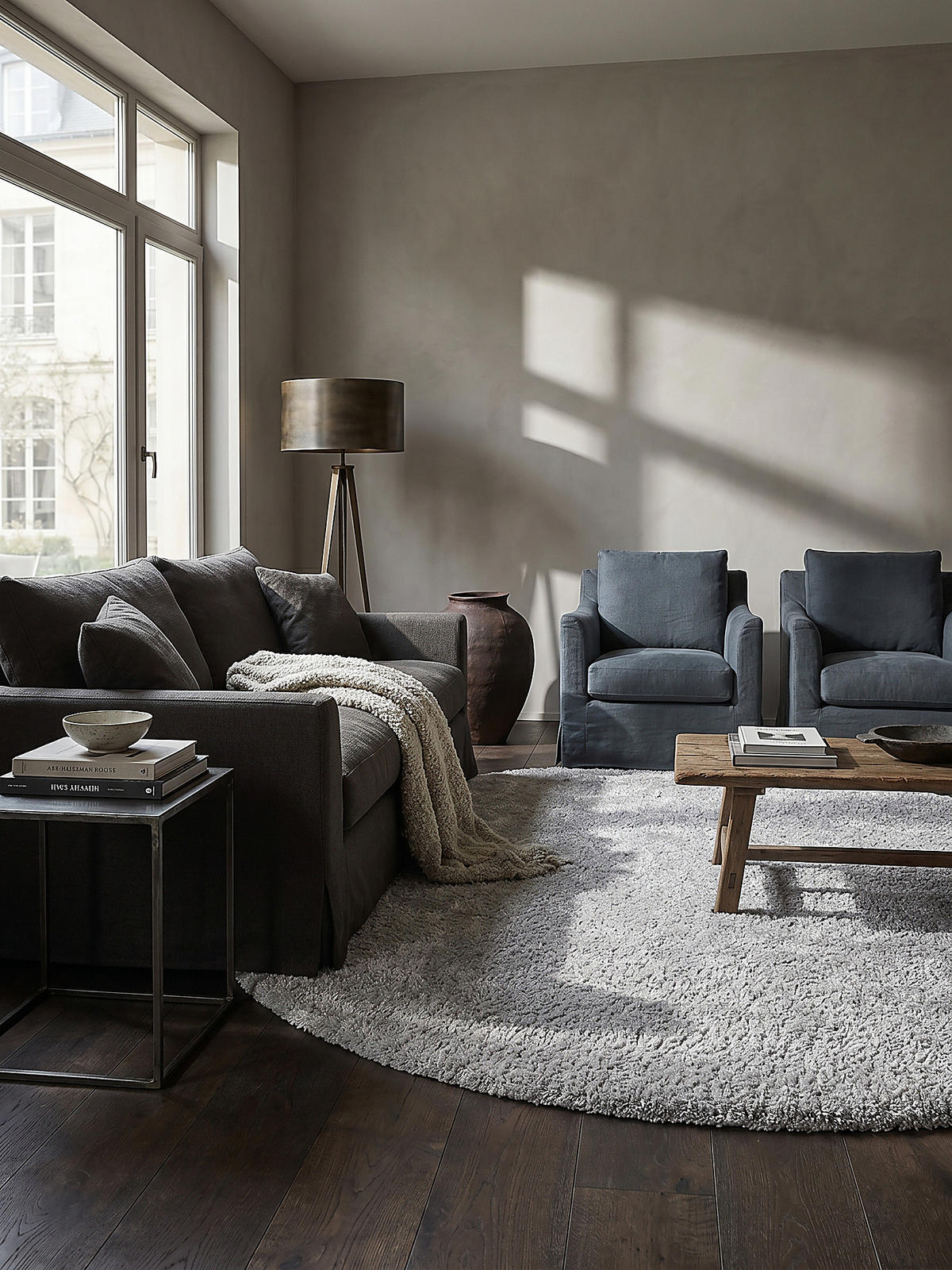 TEPPICH Hochflor Shaggy-Design, teddyweich LYNE, Grau 160x230 cm - Grau, Textil (230/160cm) - KADIMA DESIGN