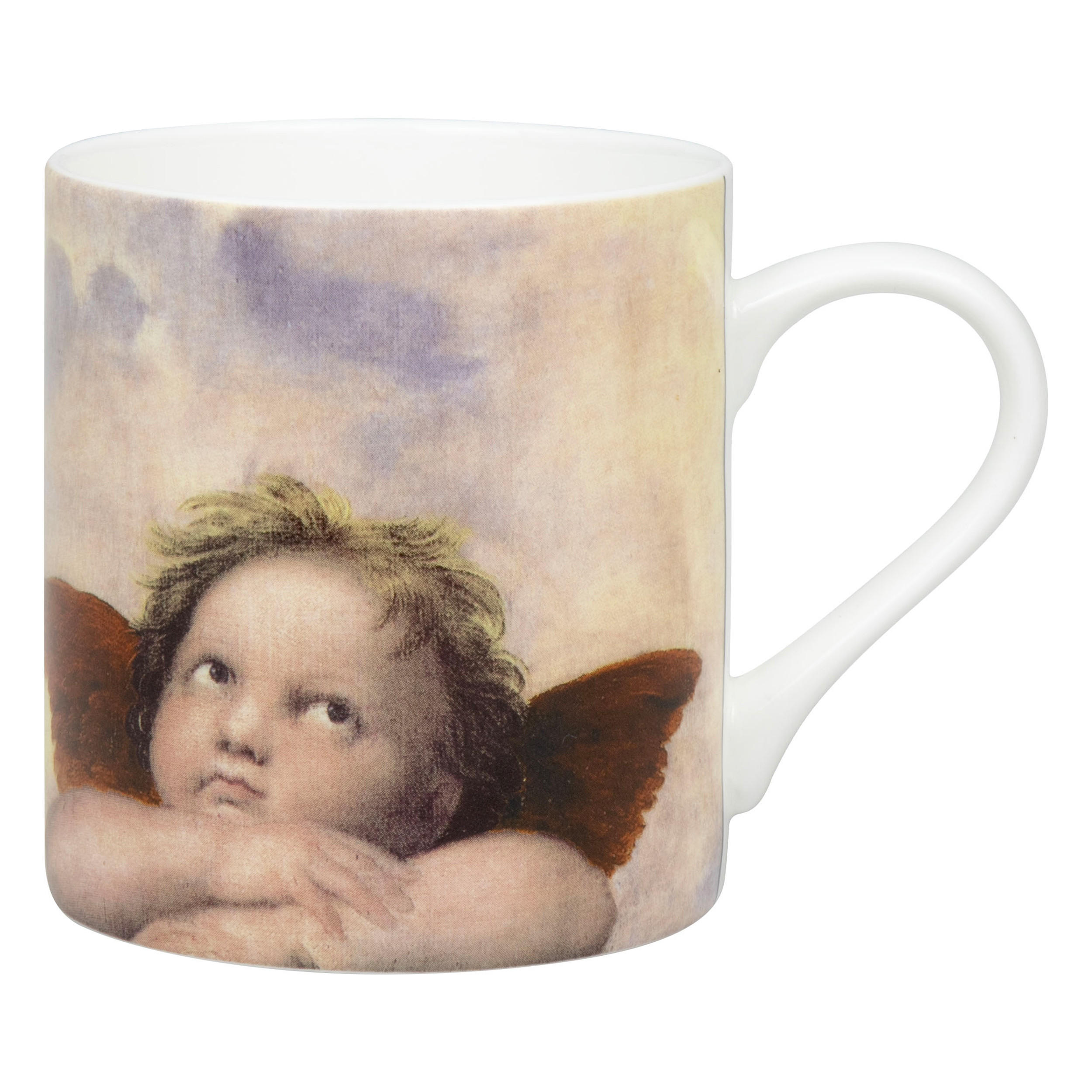 KAFFEEBECHER Madonna Sistina by Raffael - Naturfarben, Keramik (0.4L) - Könitz