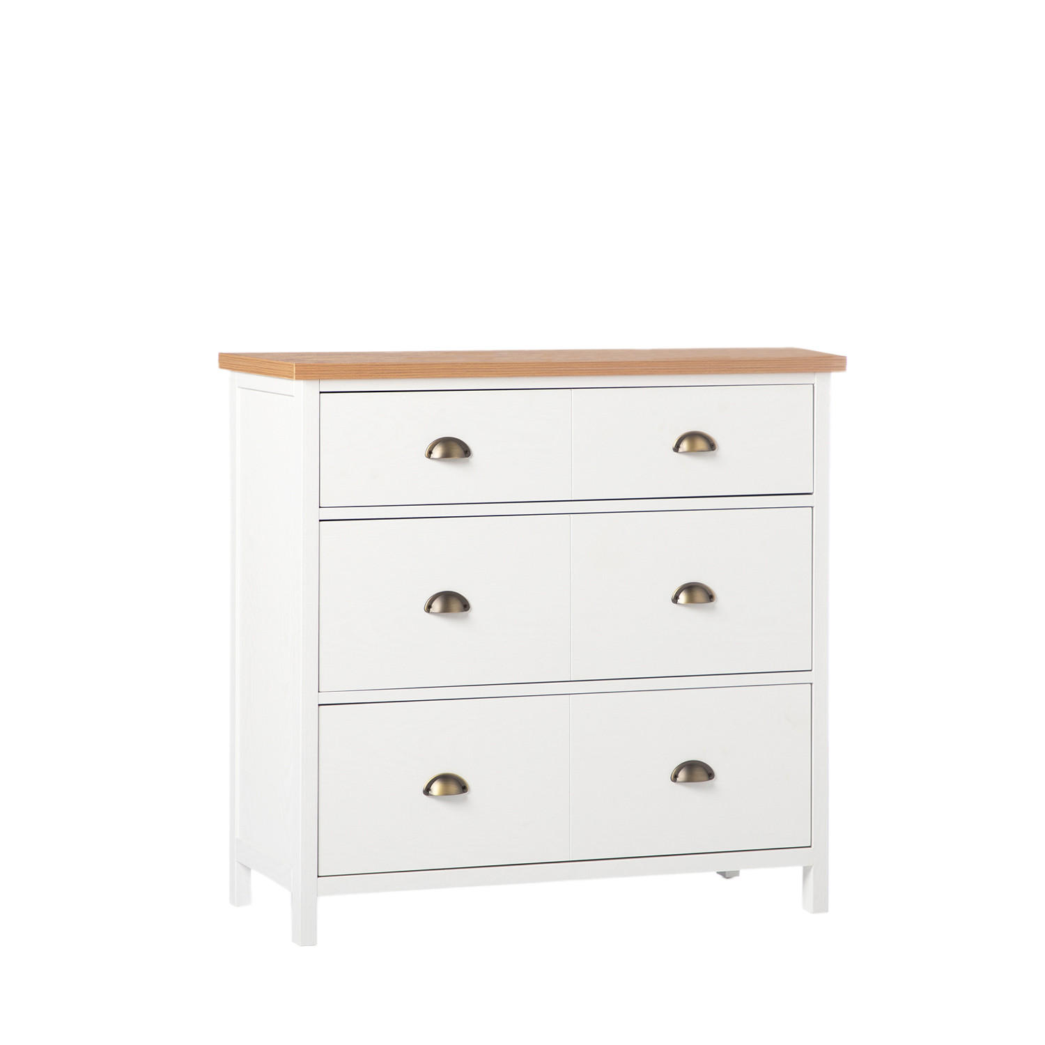 KOMMODE MIT SCHUBLADEN Marais Zweifarbig 100 cm x 95 cm - Multicolor, Holzwerkstoff (100/95/40cm)