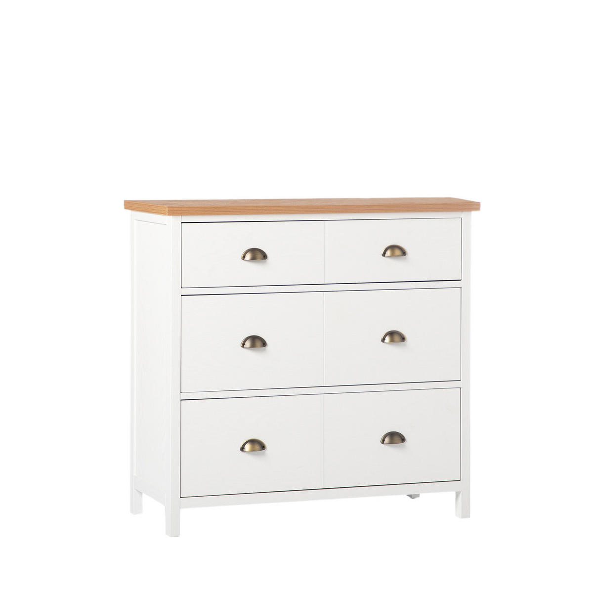 KOMMODE MIT SCHUBLADEN Marais Zweifarbig 100 cm x 95 cm - Multicolor, Holzwerkstoff (100/95/40cm)