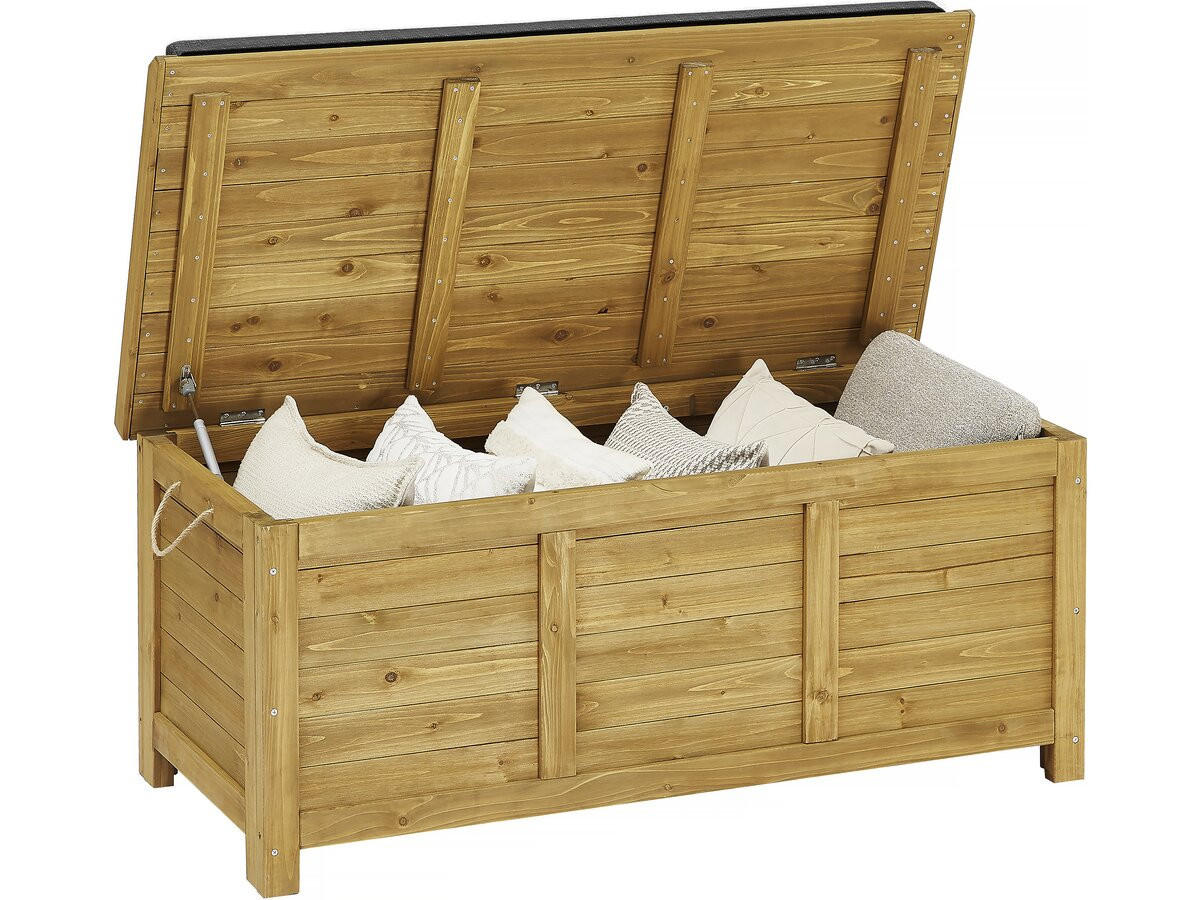 GARTENSCHRANK - GARTENTRUHE gana Braun - Braun, Holz (60/54/125cm) - Habitat Garten