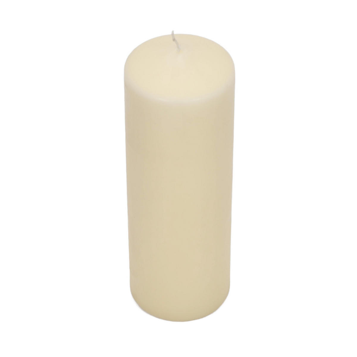 KERZE aus Paraffin 8/8/24,5 cm - Beige, Paraffin (8/24.5/8cm) - Home Styling Collection