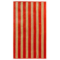 STRANDTUCH Frottee Velours Jacquard Milonga Orange 90x170 400g/m² - Orange, Textil (90/170cm) - LE COMPTOIR DE LA PLAGE