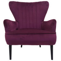 LOUNGE-SESSEL Bordeaux - Bordeaux, Textil (75/87/75cm) - MCW