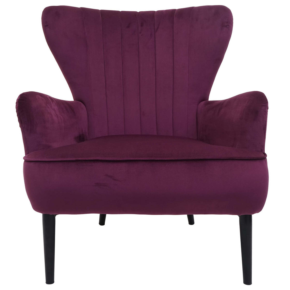 LOUNGE-SESSEL Bordeaux - Bordeaux, Textil (75/87/75cm) - MCW