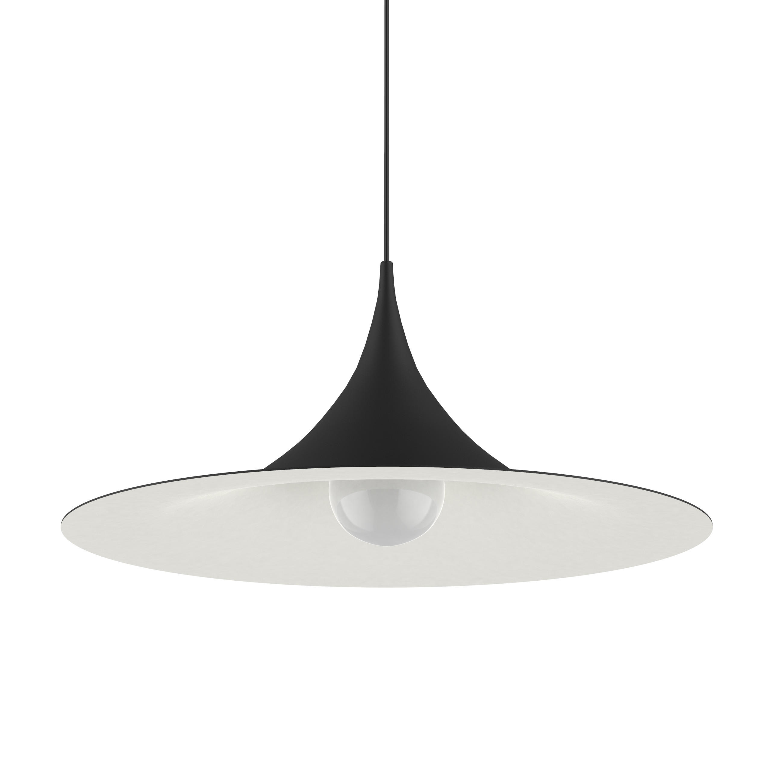 HÄNGELEUCHTE - Schwarz, Metall (57/57/27cm) - Lumicom